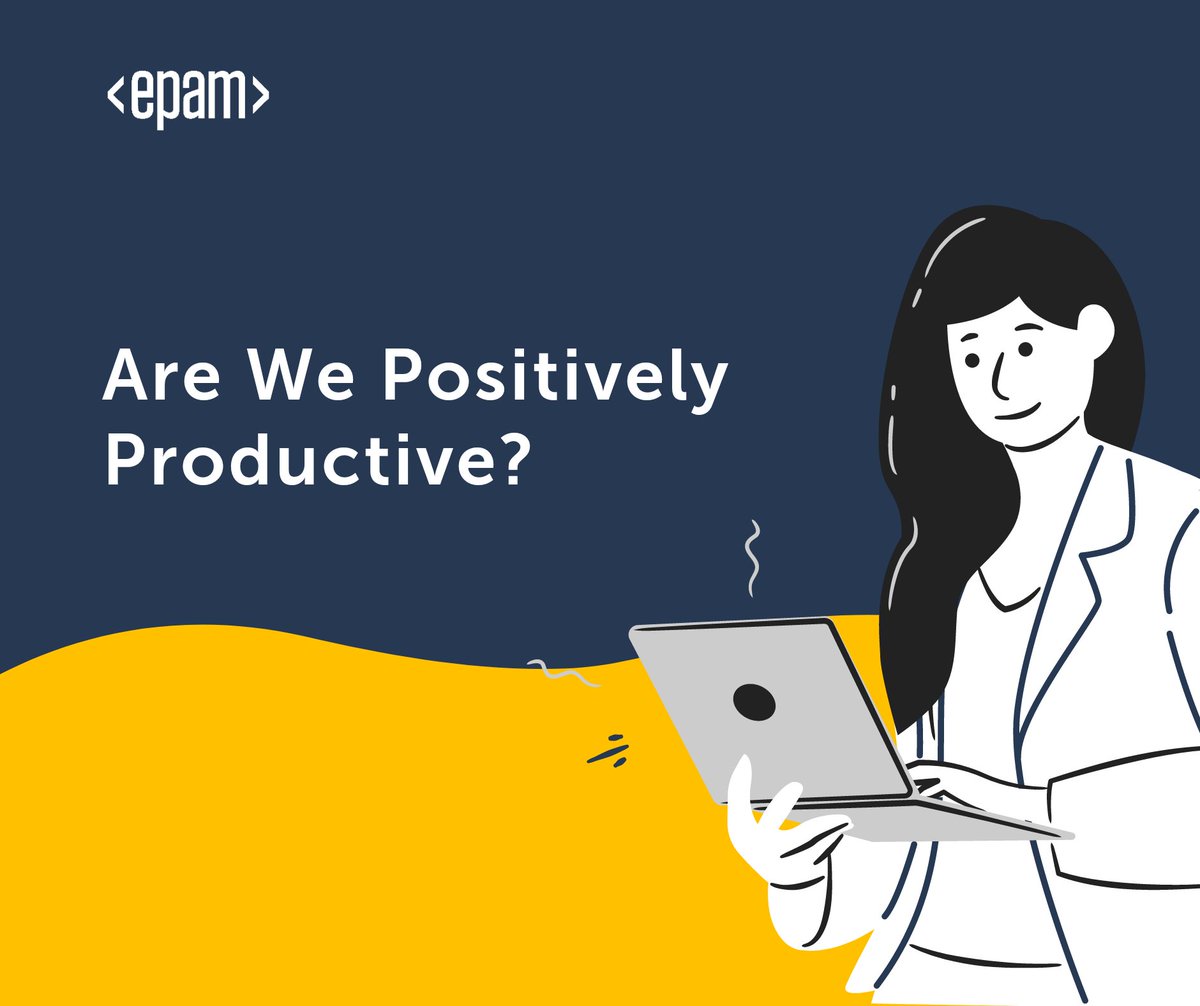 EPAM_India's tweet photo. In his latest blog, EPAMer Jitin Agarwal - VP, Enterprise Products, talks about the importance of #positive #productivity that is driven by motivation and not fear in the #newnormal
Read his blog to know more - https://t.co/kpEU5PUZJ2
#RemoteByDesign #RemoteWorking #LifeAtEPAM https://t.co/JJoNJIxhth