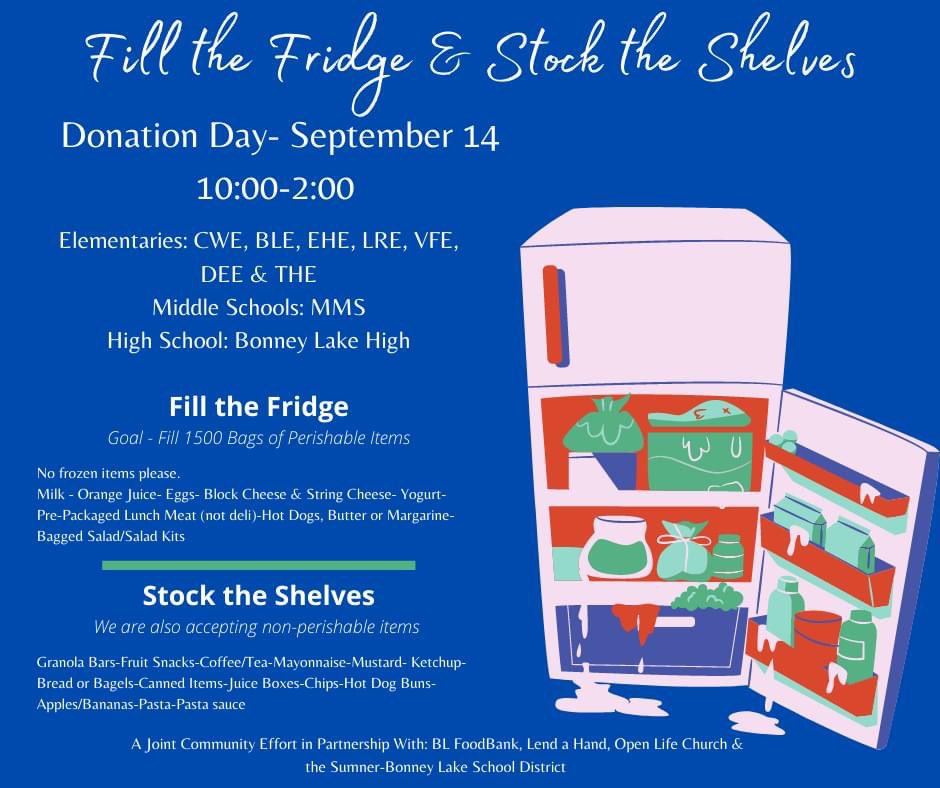 DExplorerspta's tweet photo. TODAYโS THE DAY!
DEE along with other local schools, will be collecting perishable items on 9/14 from 10am-2pm to help families restock after the events of this past week.
#FilltheFridge #StocktheShelves #DEEStrong #BetterTogether #SumnerGradeFire #DEExplorers https://t.co/sKKmUWa0Pz