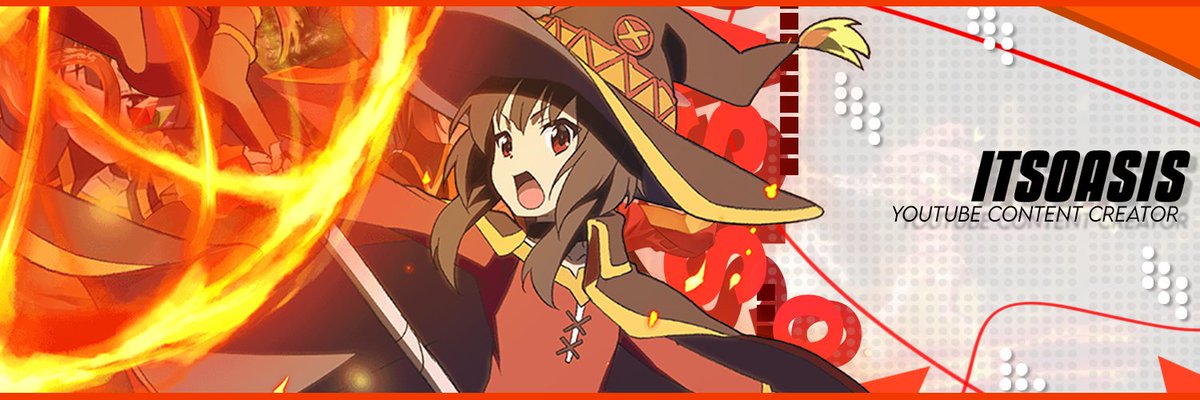Cakadyy's tweet image. Anime Header for @ItsOasisMC 
[Simple - Megumin from KonoSuba]
HD: imgur.com/a/5vt7eUw

Likes ❤️ &amp;amp; Retweets ♻️ are much appreciated!