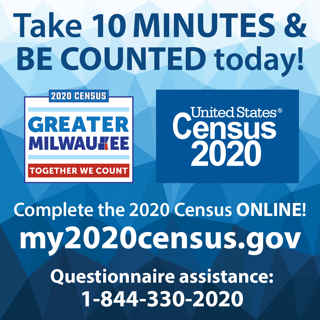 mkeOAAA's tweet photo. Today is a great day to complete the #2020Census #WICounts https://t.co/8e6Shq5iPp