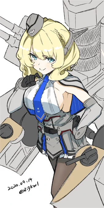 #艦これ版深夜の真剣お絵描き60分一本勝負
#艦これ版真剣お絵描き60分一本勝負_20200914
コロちゃん 