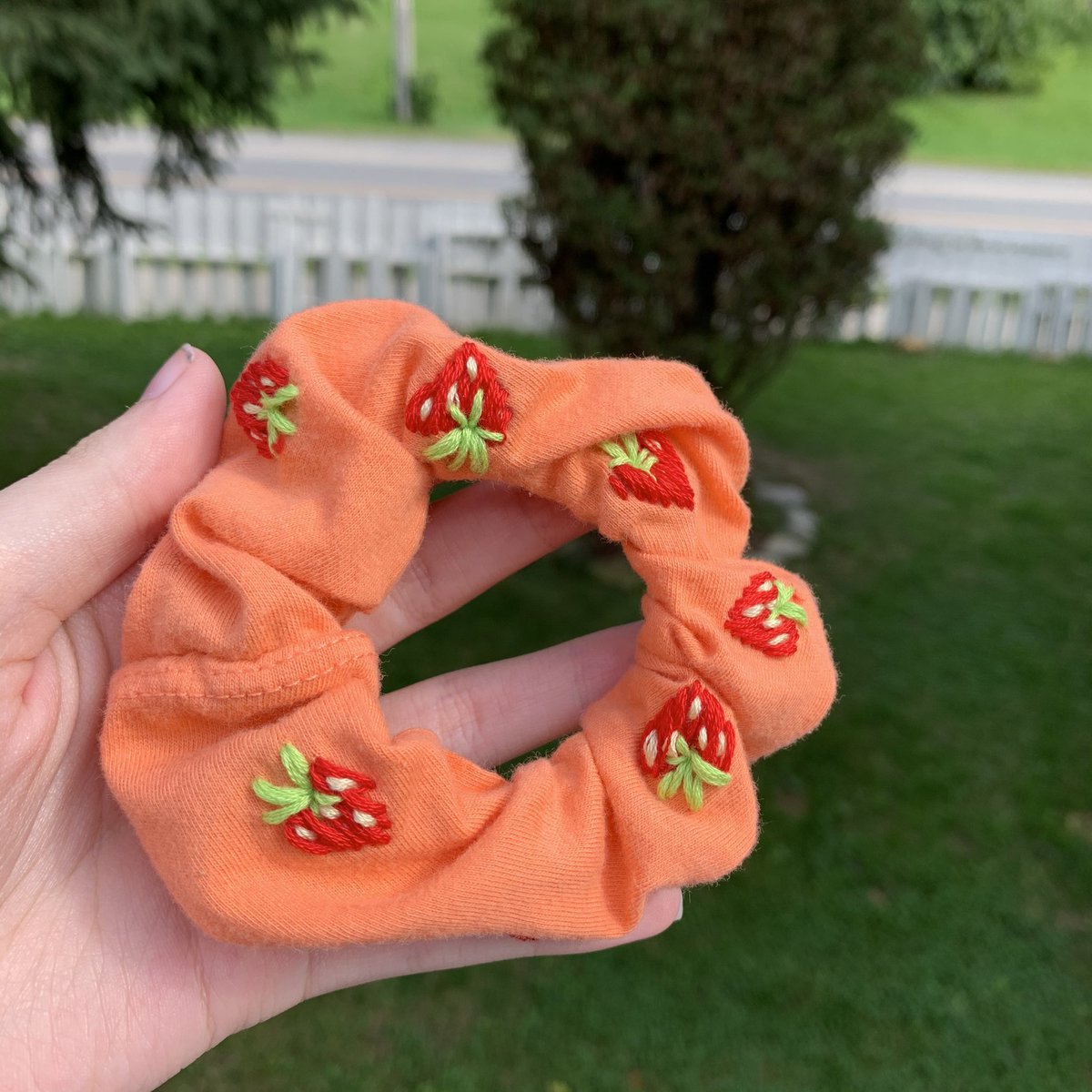 Zoehware's tweet photo. TONIGHT 7pm BST (2pm EST) 🚨 

There are only 5 embroidered scrunchies that will be available tonight at https://t.co/sQHYtRcg25 💜

We have worked so hard to create these for you all, so I hope you love them!! Which one is your favourite? ✨ https://t.co/NO9WzU3AJO