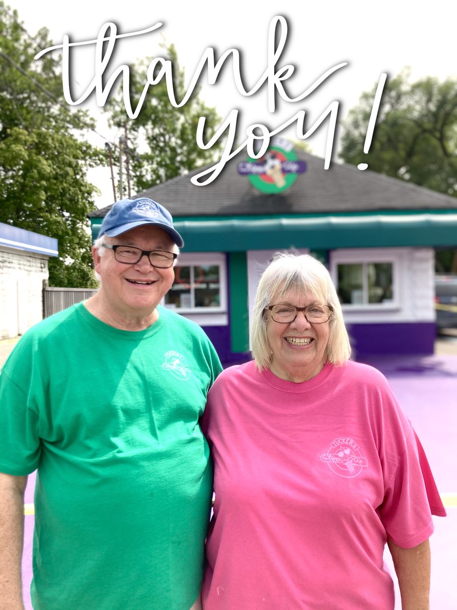 One last THANK YOU to our community for all of your support during our 2020 season! We know this year was not ideal &amp; we cannot express how much we appreciate your patience, understanding, &amp; support during these wacko times. Now here’s to 2021 being more normal! - Jim &amp; Linda