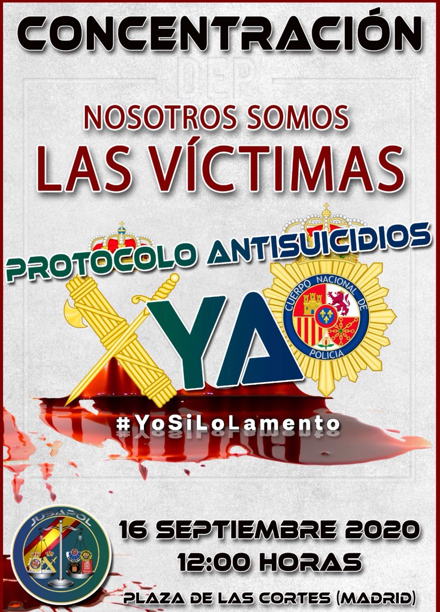 En apoyo de la causa justa. Todos los españoles de bien están convocados.