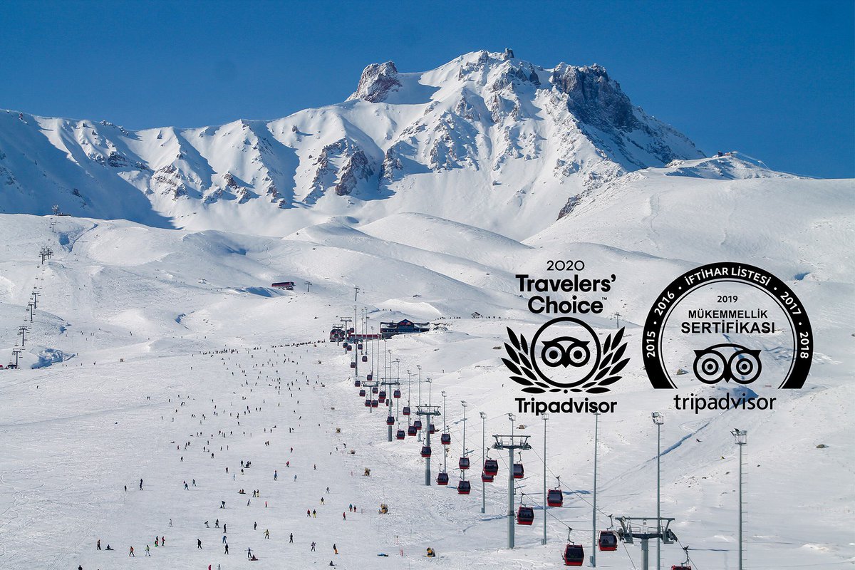 Dünyada ilgi çeken yerler arasına bulunan @erciyeskykmrkz’i dünyanın en önemli turizm sitesi @TripAdvisor tarafından 2020 #TravelersChoice ödülüne layık görüldü.🏆🤓👏 https://t.co/2DozNJv2Jv