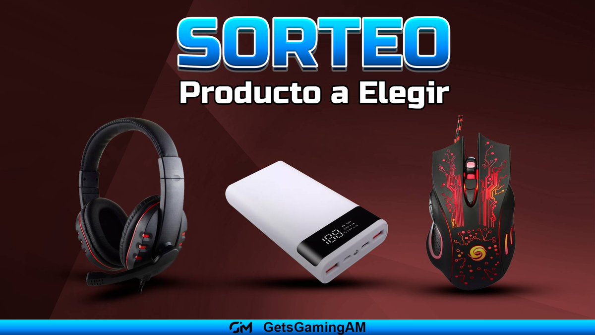 GetsGamingAM's tweet photo. 🎁💥#SORTEO DE PRODUCTO A ELEGIR💥🎁

REQUISITOS PARA PARTICIPAR:
• Dar RT🔁
• Seguir a @GetsGamingAM
• Seguir a @Xampialgemesi

Finaliza el 17/09⏳

¡SUERTE! 🍀 https://t.co/hegevbKLMf