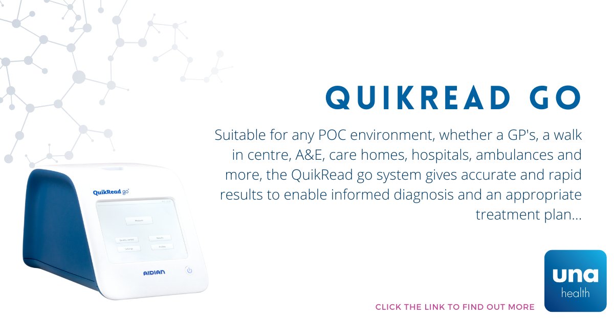 UnaHealth's tweet photo. We are proud to represent a tried and tested diagnostic option for CRP quantifying, in collaboration with our partners @AidianGlobal The instrument is used worldwide and is CE marked…
Go to https://t.co/IjdzspV1Bw for more information.
#CRP #HbA1c #transformingdiagnostics https://t.co/CtrGhkVWXS