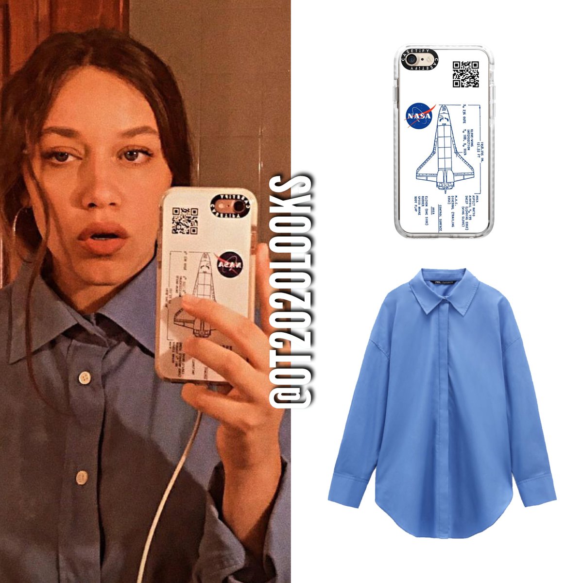 ot2023looks's tweet photo. 📱 Funda Campaña NASA
📍 @casetify
💸 45,00 €
👚 Camisa Popelín
📍 @zara
💸 22,95 €

🔗 Compra el look en mi 21Buttons (link en bio)
#️⃣ #eva #looks #operaciontriunfo #canalot14s #nasa #zara https://t.co/pnmhHmyqml