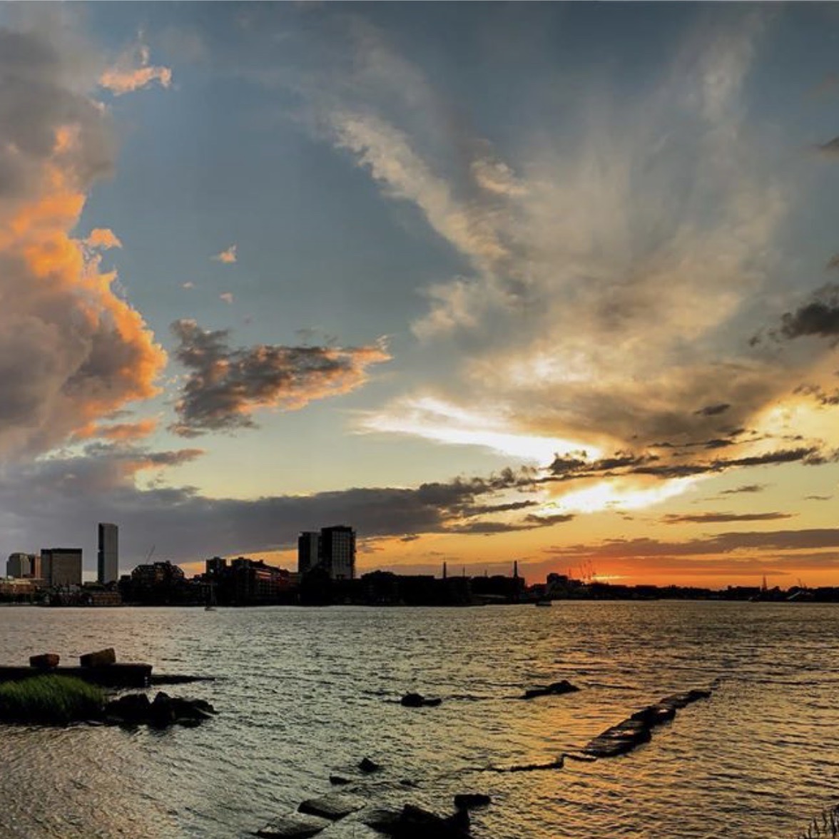 Yes, we love our sunset views at Clippership Wharf, but even when the clouds roll in we have dramatic views that can’t be beat. Love this shot from @eyeleahy on Instagram.