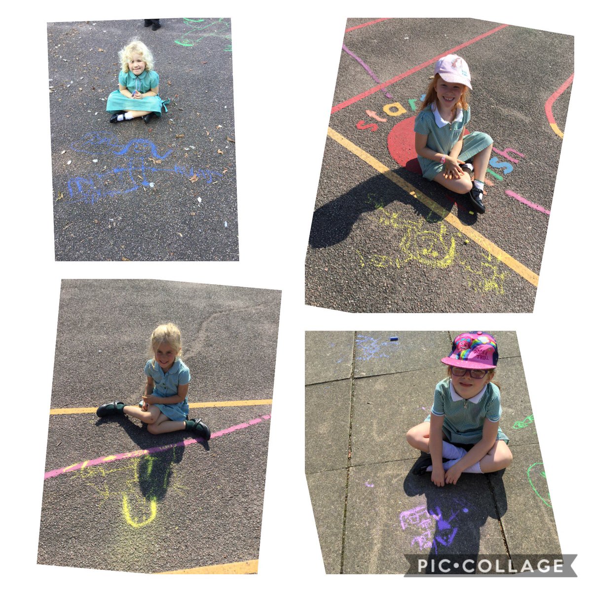 TickfordPark's tweet photo. Year1 had great fun today. We chalked pictures of ourselves on the playground and labelled our body parts for Science. #tp4science #tpquartz #tpyear1 https://t.co/WCqmVVlS9V