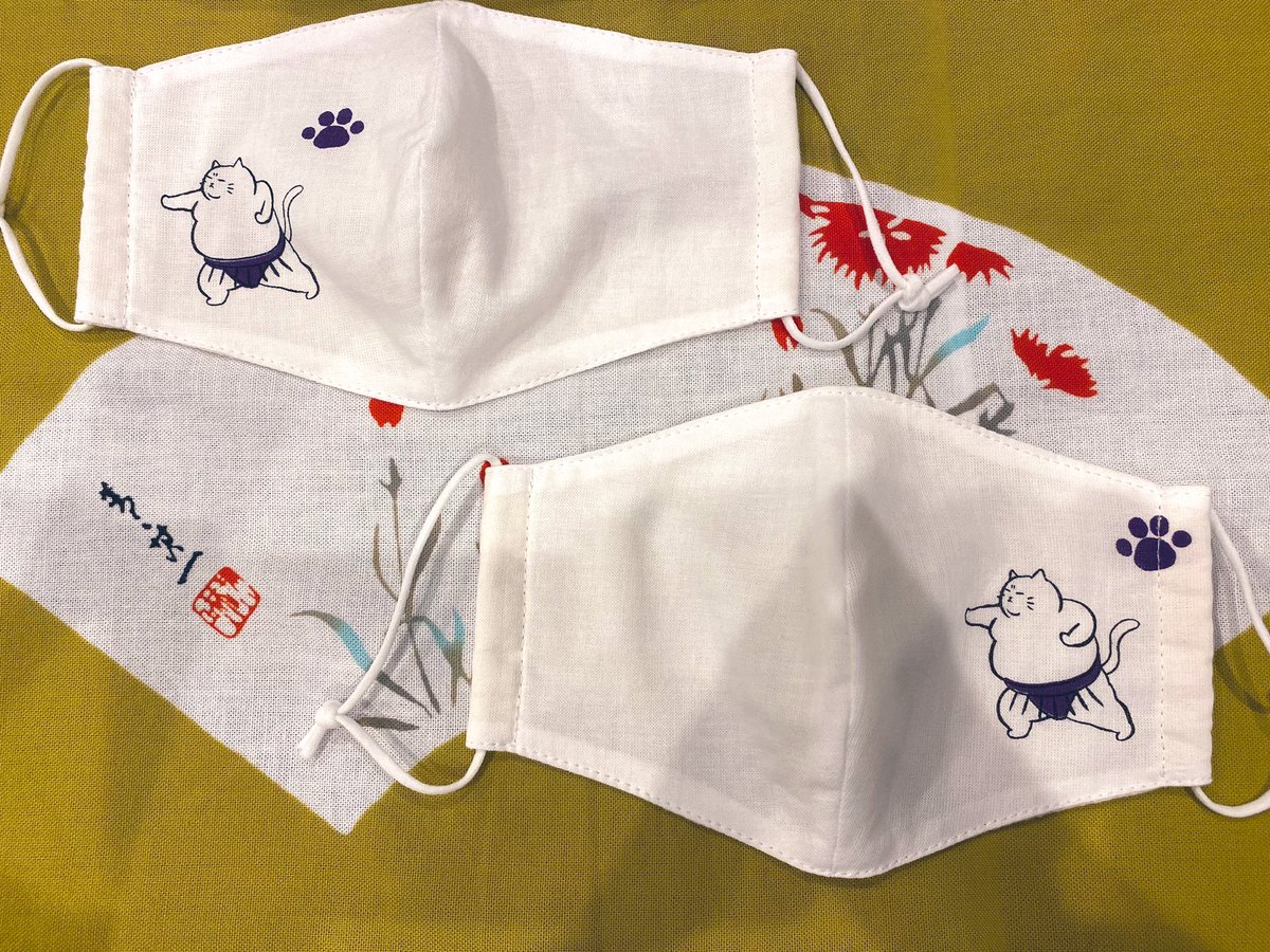 半生菓子司 両国とし田 近日発売 すもうねこマスク すもうねこエコバッグ Hasumaru Sumo Neko T Co 6cpdt4xgmd Twitter