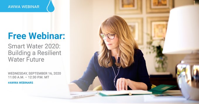 SWAN_NorthAm's tweet photo. Sept 16 FREE @SWAN_forum @awwa webinar #Smartwater 2020: Building a #Resilient Water Future | DETAILS https://t.co/5nBqkGhVqr Now is the time if ever we needed to address this topic!! https://t.co/ULAi9lvaFx