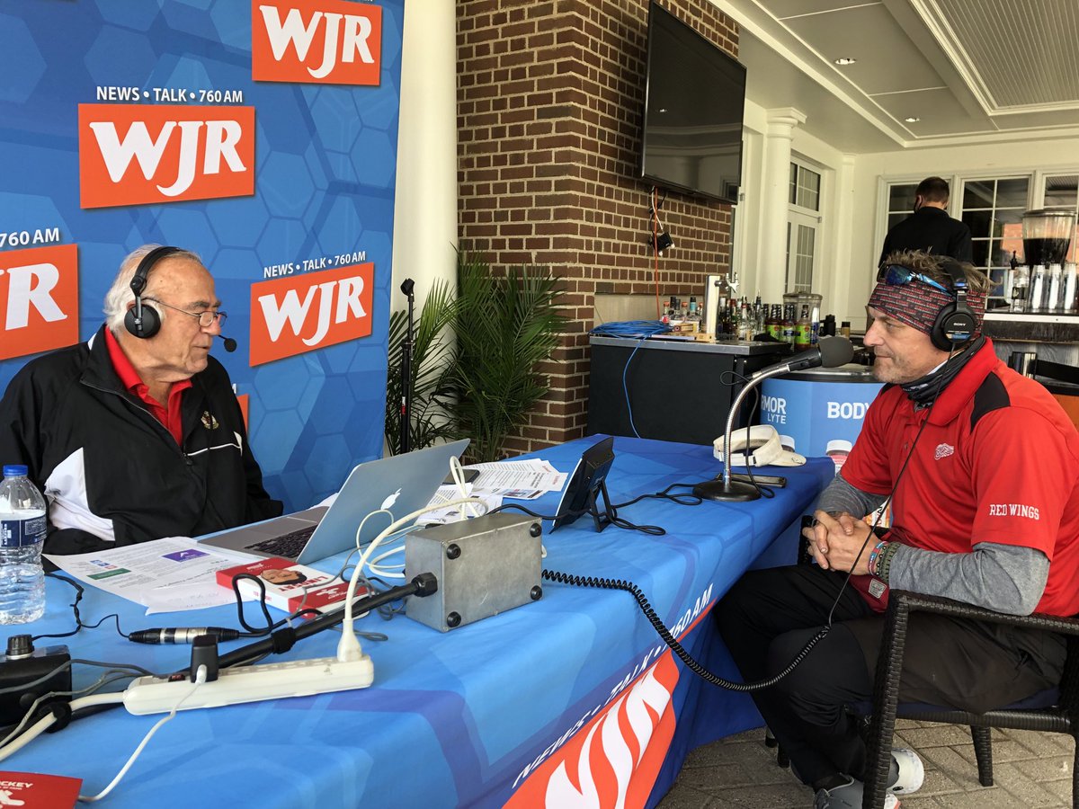 Frank catches up with Darren McCarty LIVE from the ⁦<a href="/TedLindsay07/">TedLindsayFoundation</a>⁩ annual golf outing!
