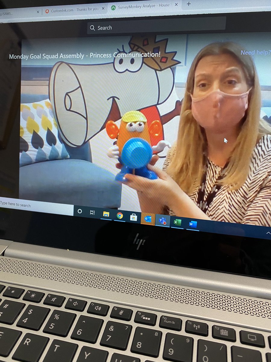 BISCLincolnPark's tweet photo. During #MondayAssembly, Mrs. Gallo & Mr. Potato Head talked about communication challenges when our mouths are covered by masks. By looking for clues - eye expression & body language, we can read another person’s mood.👀😃👁
#NordAngliaEducation @PrincipalPearce @NAEducation https://t.co/nh8y6bqtwz