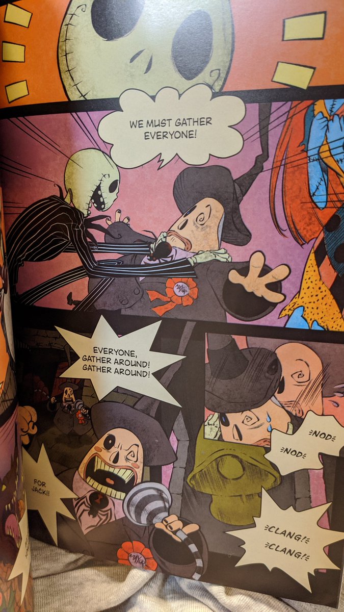 そして！ナイトメア・ビフォア・クリスマスのゼロが主役のコミック