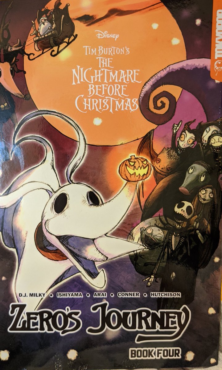 そして！ナイトメア・ビフォア・クリスマスのゼロが主役のコミック