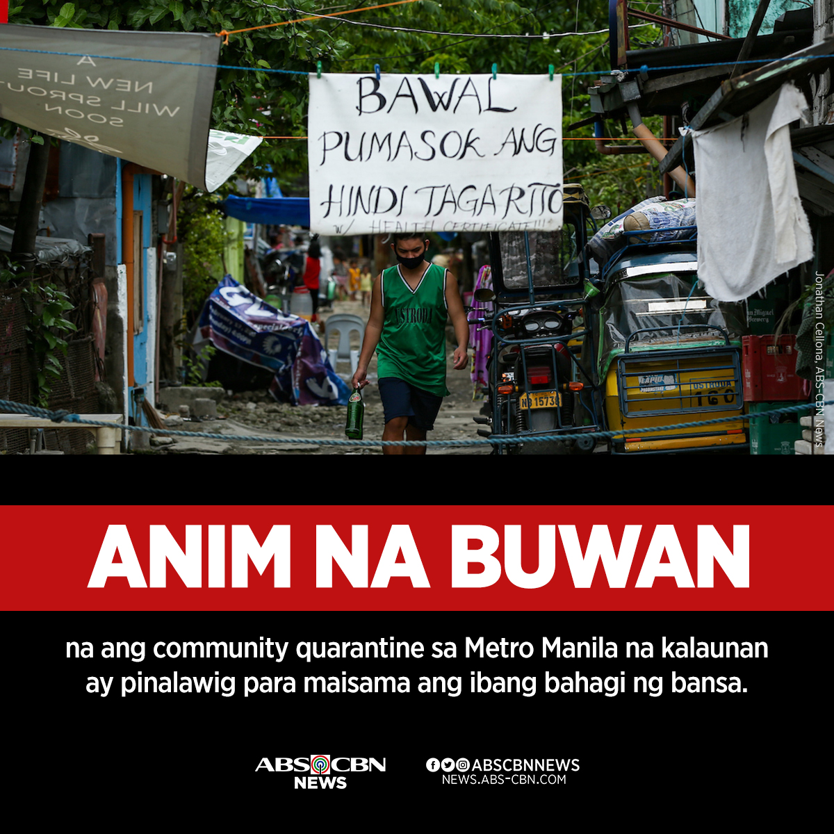 ABSCBNNews's tweet photo. Kalahating taon na tayong nasa ilalim ng community quarantine. https://t.co/Rg1iGqMGmx