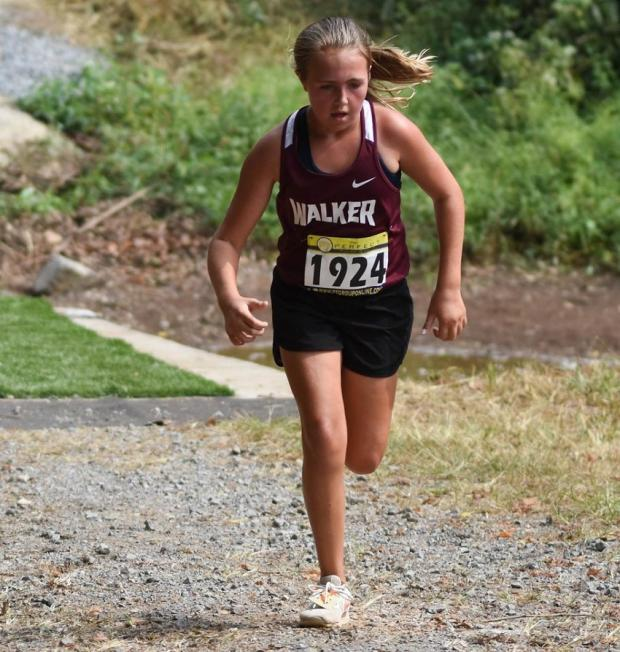 WalkerJackHall's tweet photo. Congratulations to Eva Swales for capturing FIRST PLACE in the Cobb County Middle School Championship Cross Country race! Eva's time was 13:08.  Way to go, Eva!
@TheWalkerSchool https://t.co/oGxPIQOVUz