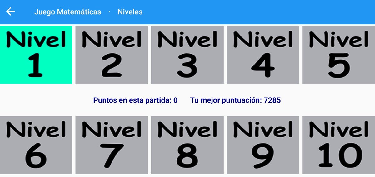 jmdesarrollo's tweet photo. Con la #VueltaAlCole queremos proponeros un #Reto con una de nuestras apps. Esta consiste en un juego de 10 niveles en el cual tendrás que resolver la ecuación antes de que se acabe el tiempo. Esto viene bien para reforzar el cálculo mental.

Enlace app ⬇️
https://t.co/cLo0SEtXkB https://t.co/nODZ2Yvgju