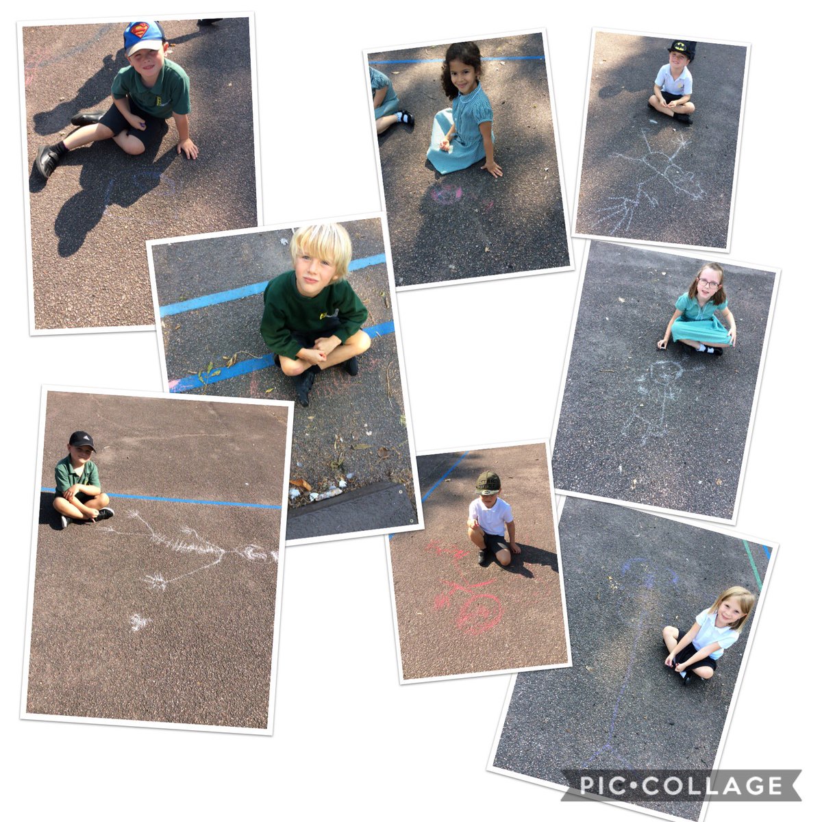 TickfordPark's tweet photo. Super sunshine science in year 1 this afternoon. We drew ourselves and named our body parts. Do you know your wrist from your elbow? #TP4Science #TPyear1 https://t.co/LiKUQdvR0p