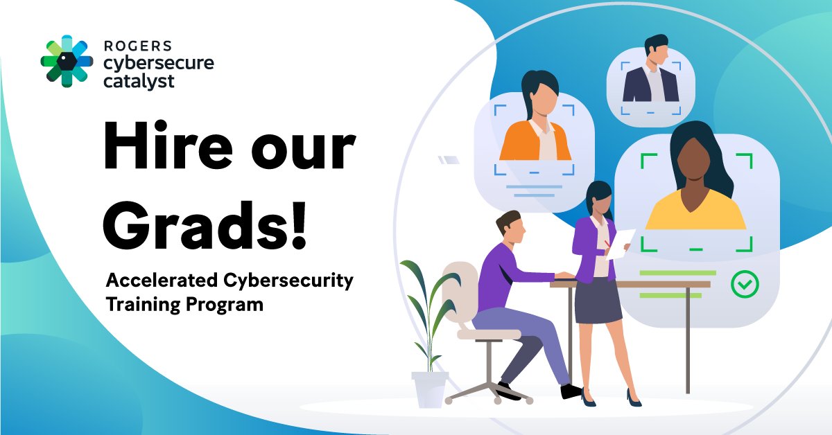 Cybersecure_CA's tweet photo. Our #ACTP grads are highly-skilled security professionals with the expertise to protect your organization. They have 300+ hours of @SANSInstitute training, 2 GIAC certifications and are ready to start working. Learn more about hiring a #CatalystGrad: https://t.co/JSqD5DFDgg https://t.co/bPdFDg13sl