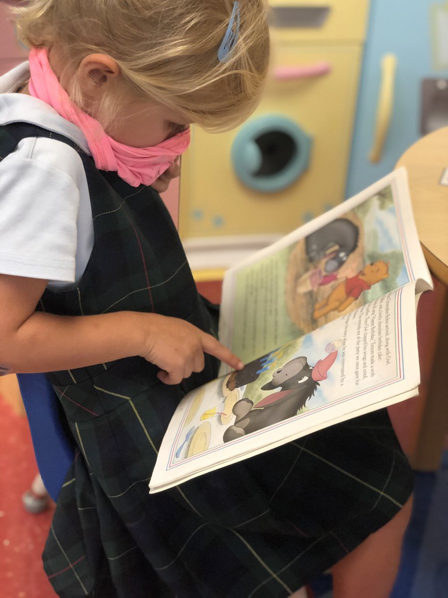 Our first dose of Daily 3! Students practiced one of our new literacy routines with some letter work, read to self, and writing! What a fun way to incorporate so many literacy skills into our day! #trinitylearns