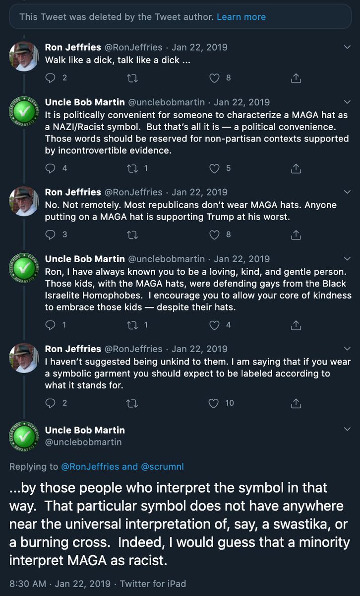 Ah yes. We should embrace racists \s