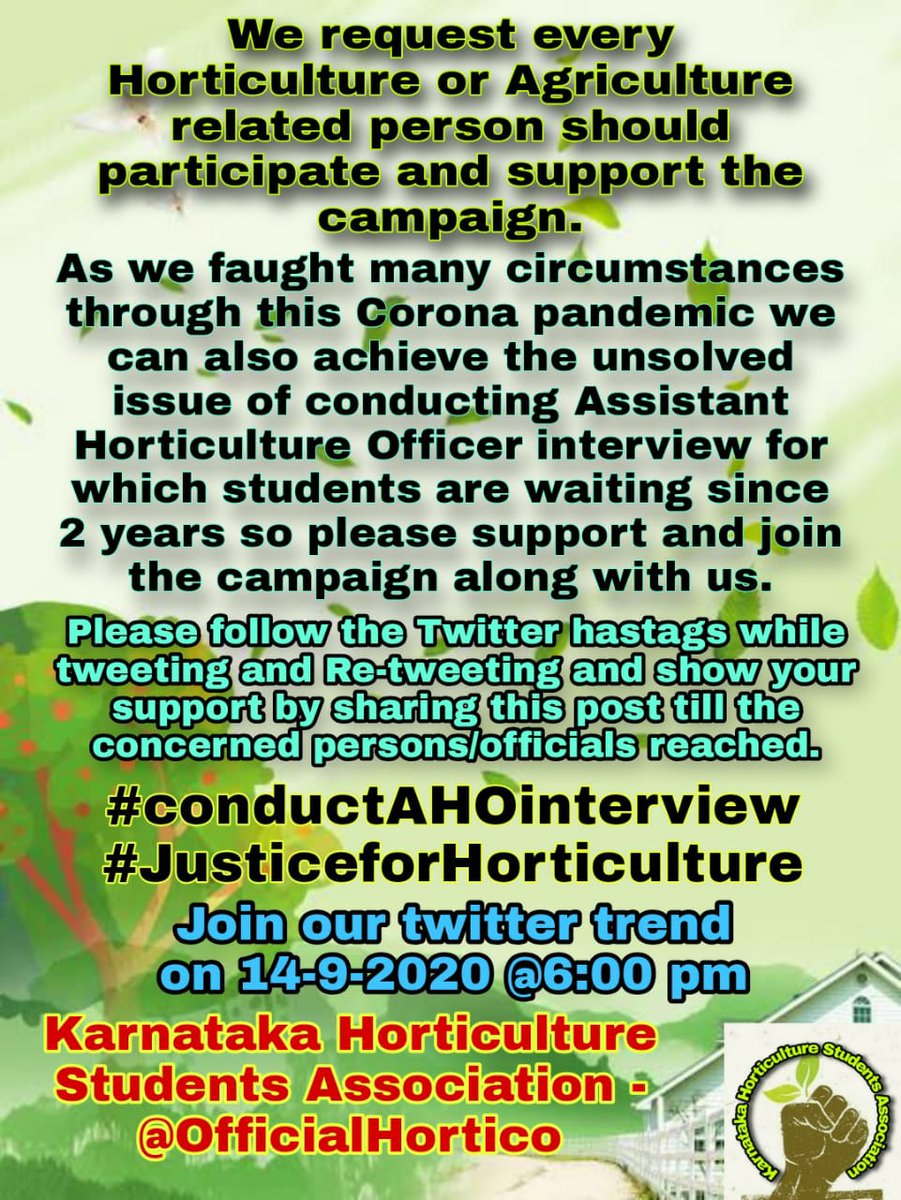 neelkant_sada's tweet photo. #conductAHOinterview
#justiceforhorticulture #wakeupkpsc
@bcpatilkourava @CMofKarnataka @Narayanagowda_ @siddaramaiah
@Rajender_69 @karnatakapsc @Karnataka_DIPR @GCC_MP @csogok @drashwathcn @AgriGoI
@hd_kumaraswamy @HPKonemaneVK @prajavani @KannadaPrabha @icarindia https://t.co/W2x52doqNL