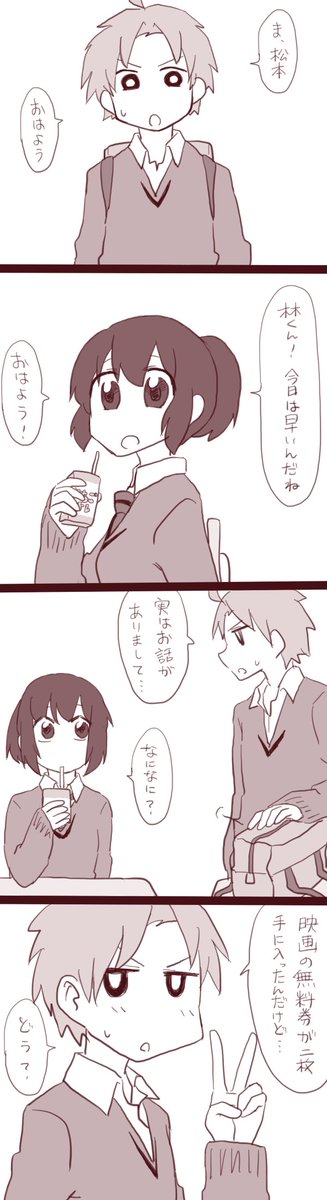 昔描いた創作漫画 