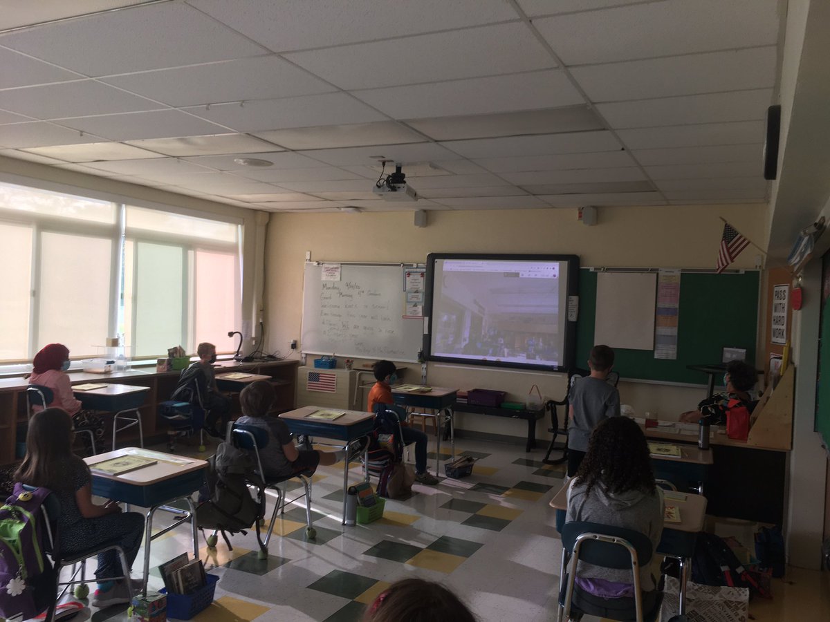 We’re  Back! Great to see our students, faculty and staff getting our learning engines going again!