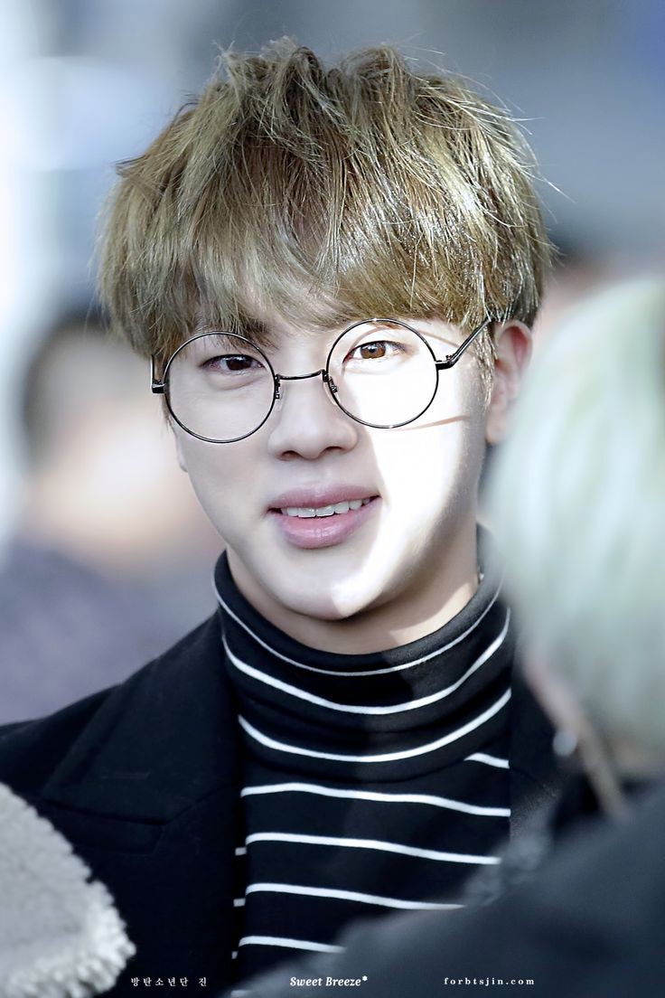 Jin wearing glasses - a thread you didn't know you needed.