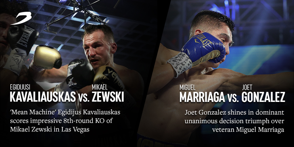BOXRAW's tweet photo. ⚫️ Mean Machine KO
#MachineZewski 
⚫️ Gonzalez impresses
#MarriagaGonzalez https://t.co/8NfL6eV4iR