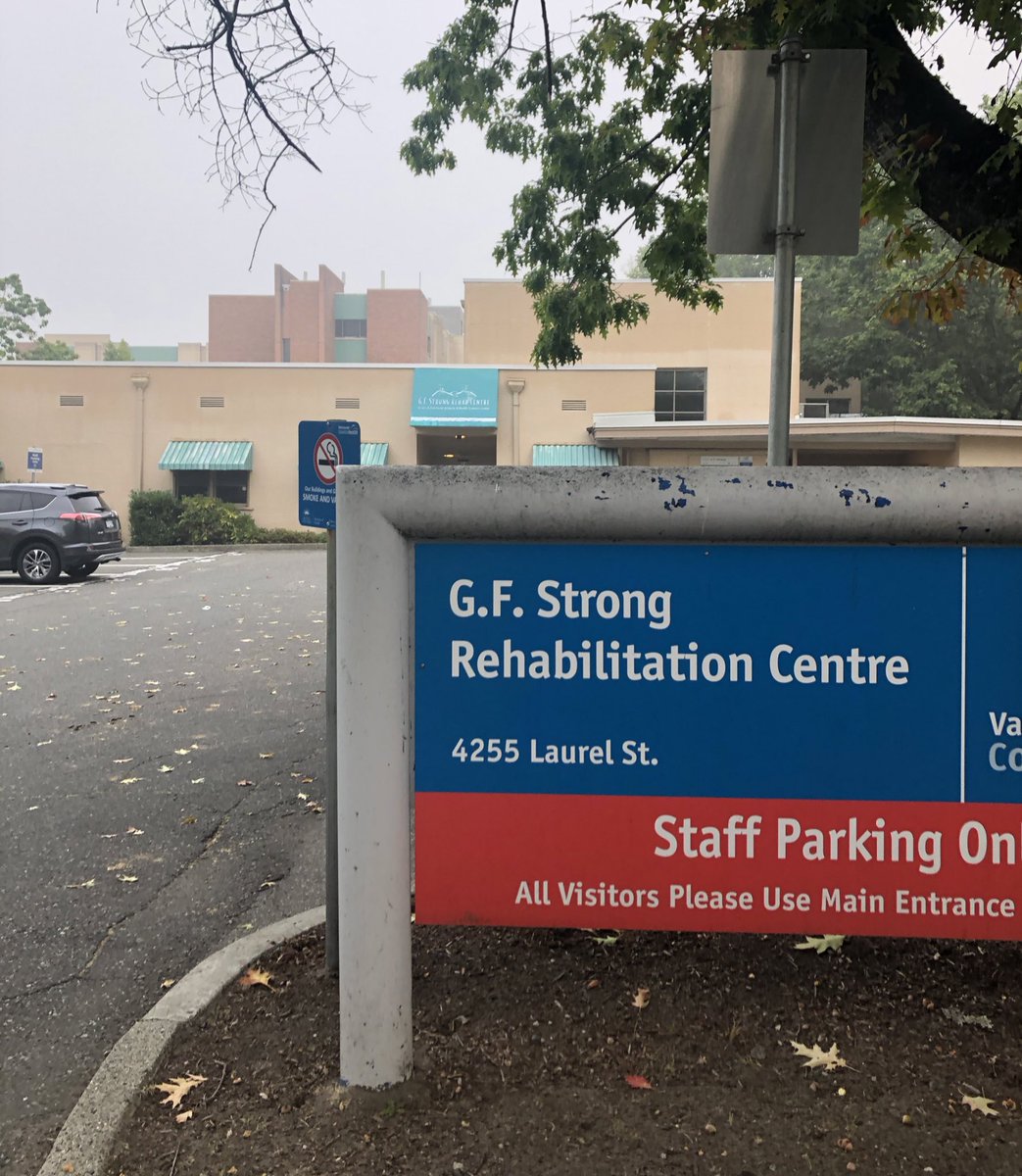 mollyroseOT's tweet photo. So excited to be starting my final OT fieldwork placement at GF Strong NMS clinic today! The final step in this MOT journey 🤗🎉 https://t.co/HdOGZvDG3l