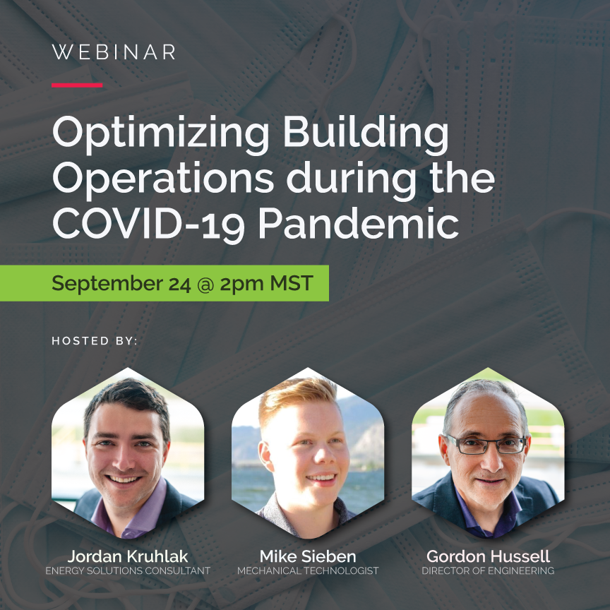 Join our upcoming #webinar on September 24th at 2:00 pm MST and learn how to navigate the re-opening of buildings, designing/upgrading systems, and saving energy in vacant buildings amid #COVID-19. To save your spot register here: hubs.ly/H0w6M4R0

#energysaving #HVAC