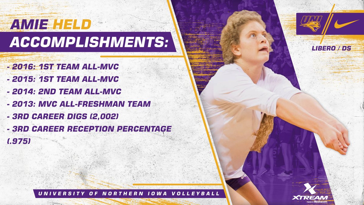 UNIVolleyball's tweet photo. We want to know which former UNI great is the most Xtream in History! Be sure to vote below! Powered by @MediacomCable
#UNIFight https://t.co/1pFp04Pyw9
