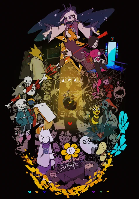 #happybirthdayundertale 
#undertale五周年記念イラスト 