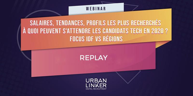 Quelles sont les tendances actuelles des profils devs et des salaires dans la Tech en 2020 en IDF et en région ?

Le replay 👉 bit.ly/2BcQ9Uc

#salaire #développeur #rémunération #recrutement #webinar #conférence #tendances #recrutement #startup #devs #insight #IT