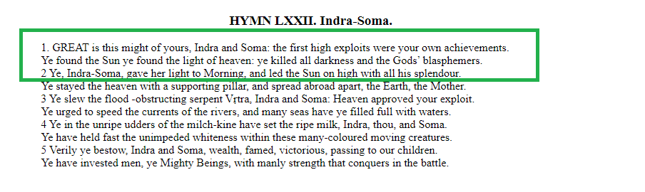 The catch here is that verse is NOT talking about all those who speak ill against Gods.It is talking about specific people.Griffith's own translation has the verse describing Indra-Soma "finding the sun, finding light, smashing away the darkness"What is it talking about?