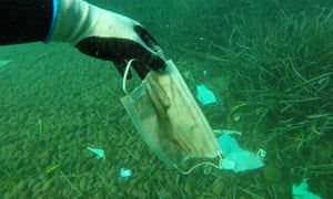 BoxMeo's tweet photo. More masks than jellyfish': coronavirus waste ends up in the ocean. Like the @guardian we are aware of this #problem and develop #SOLUTIONS with which we can save more than 10 Billion #face_masks per month of #waste. 
#lesswaste #coronawaste  #recycling 
https://t.co/22VneVDpbk https://t.co/zCGucGgctS