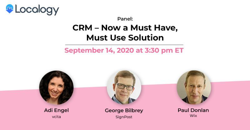 Signpost's tweet photo. #localogy2020 starts TODAY! Our CEO, George Bilbrey, discusses how CRMs are now a MUST HAVE for all SMBs: https://t.co/el4jrxGHfQ Localogy #crm #marketing #smallbusiness https://t.co/0yWShWL9ja