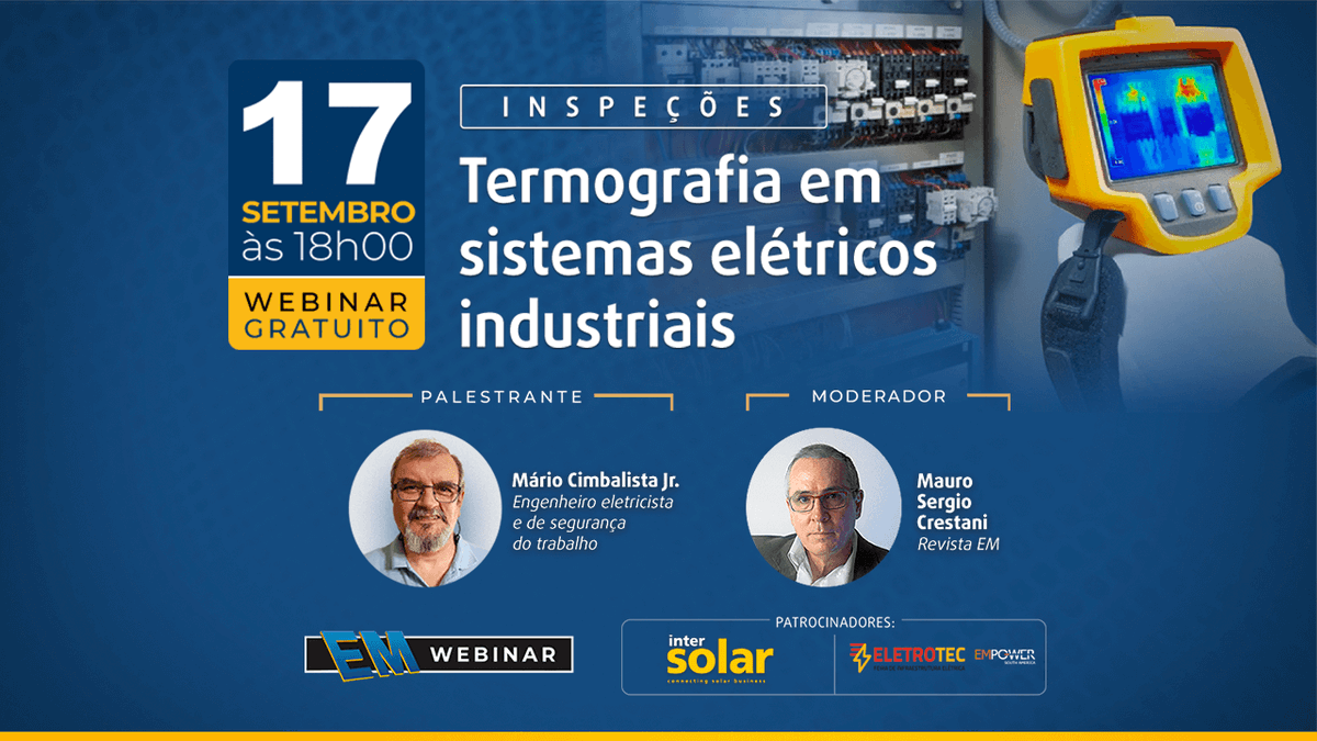 ArandaEventos's tweet photo. O webinar vai apresentar a utilização da termografia como ferramenta de produtividade e economicidade em uma planta industrial.

Inscreva-se pelo formulário: https://t.co/GzHXEhIwuq

#emwebinar #eletricidademoderna #termografia #sistemaseletricos #eletricidade https://t.co/krjBjHVLQ4