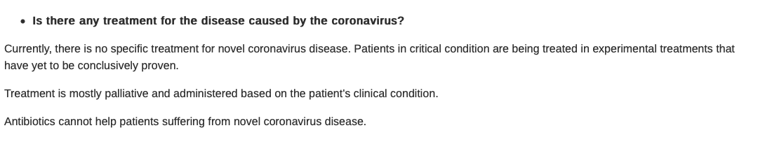 Israël Ministry of Health  @IsraelMOHAucun traitement efficace pour COVID-19 https://govextra.gov.il/ministry-of-health/corona/corona-virus-en/faq-corona-en/Merci  @ProfitJim