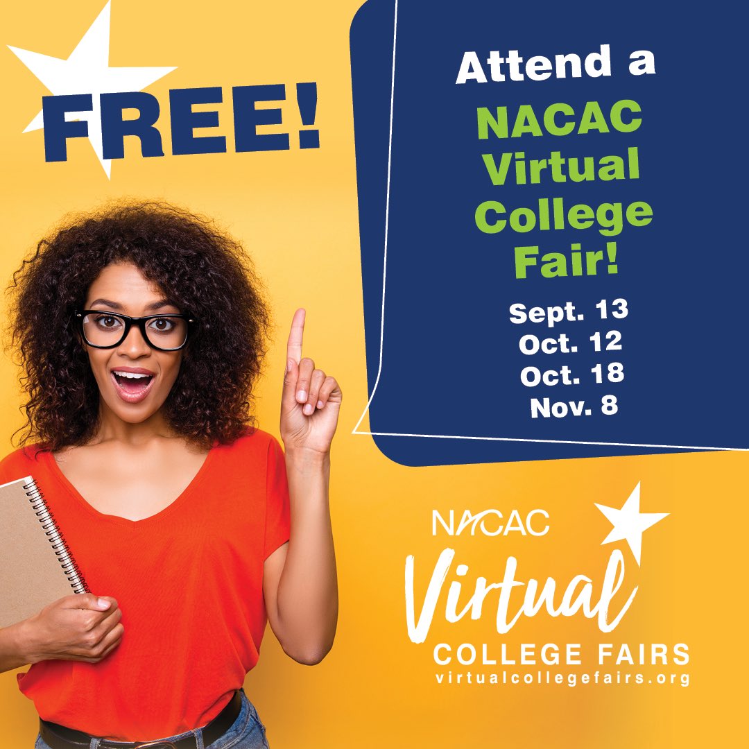 Students &amp; Parents,

While in Plan C, there are MANY ways to learn about options for life after high school. 

09/13-10/08 Show-Me My Future virtual college &amp; career sessions @ bit.ly/ShowMeMyFuture

10/12 &amp; 18, &amp; 11/08 sign up to talk w/ 600+ colleges @ virtualcollegefairs.org