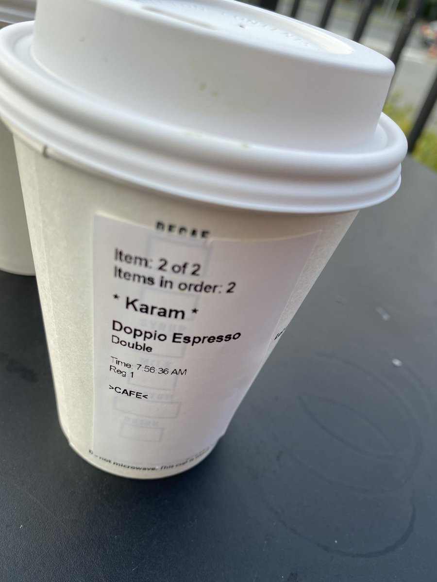 tn_karim's tweet photo. How funny Starbucks write my name @Starbucks #mondaythoughts https://t.co/gC8g2OEa7F