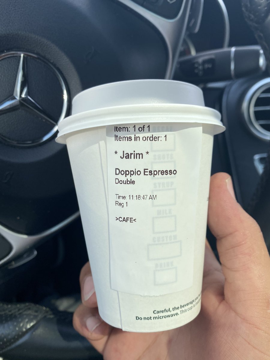 tn_karim's tweet photo. How funny Starbucks write my name @Starbucks #mondaythoughts https://t.co/gC8g2OEa7F