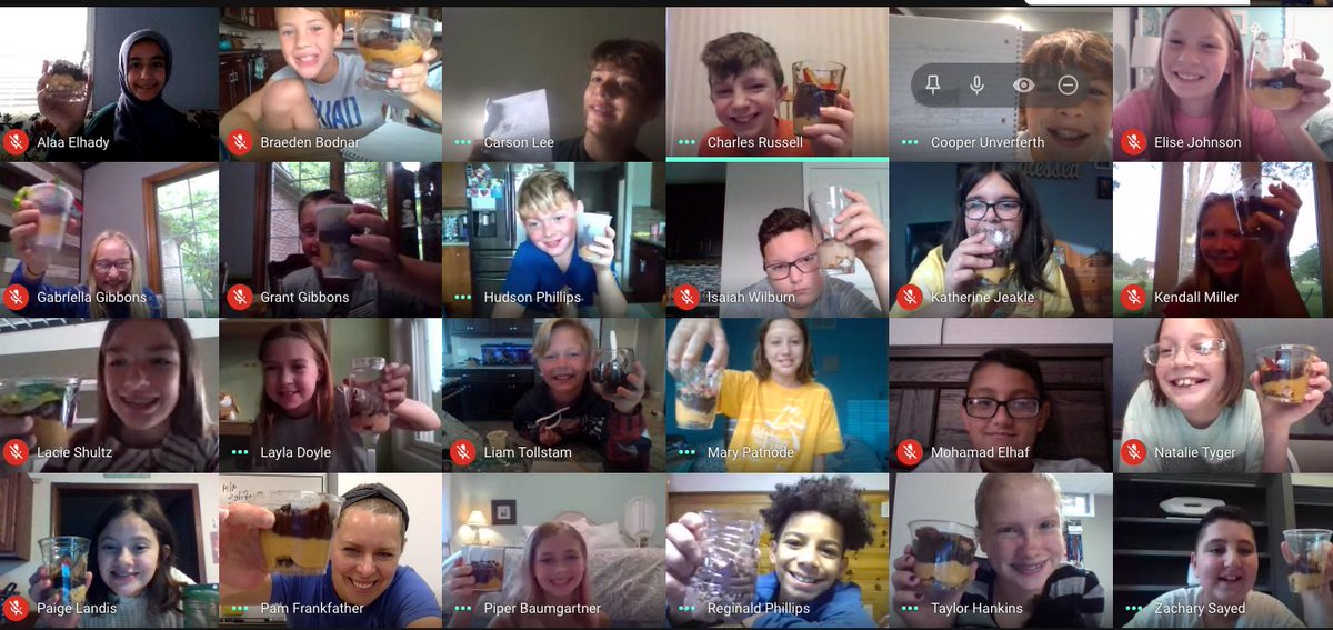 StarGenerals's tweet photo. For our first Virtual Monday, we made edible models of soil horizons. We started our day with a sweet dessert of cookies and pudding! #YummyScience #WhyNot #SoilScience https://t.co/YQ0aLusVLA