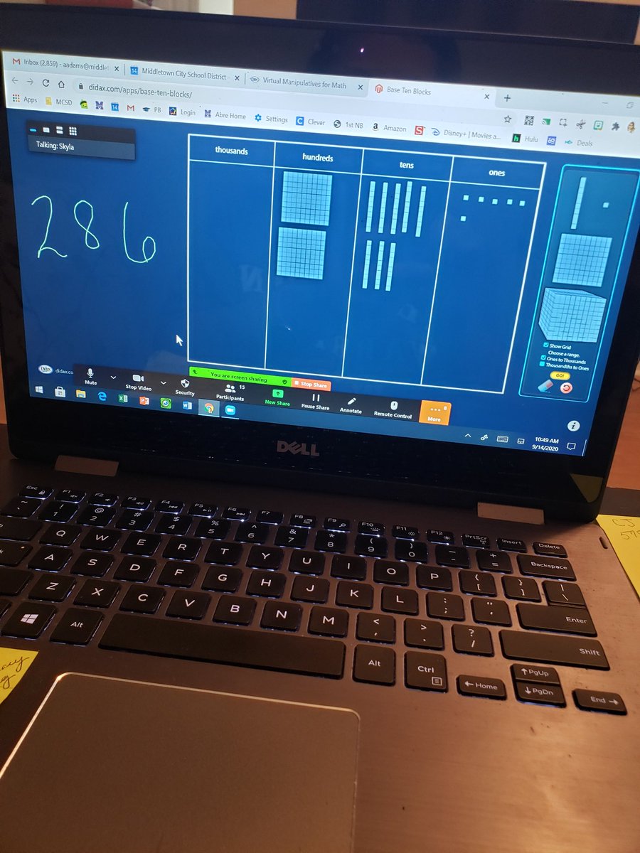 AngelaAdams3rd's tweet photo. Using virtual tools in math lesson today. So excited about learning new things! #AmandaElem #Amandamustangs #Math #MiddieRising https://t.co/jOPzC1wEE6