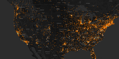 How to map a movement as widespread as #BlackLivesMatter? blm-map.com by @romo_GIS visualizes over 4,000 protests, street art murals, and contested statue locations - and it's still growing #BLMMap #socialjustice #dataviz