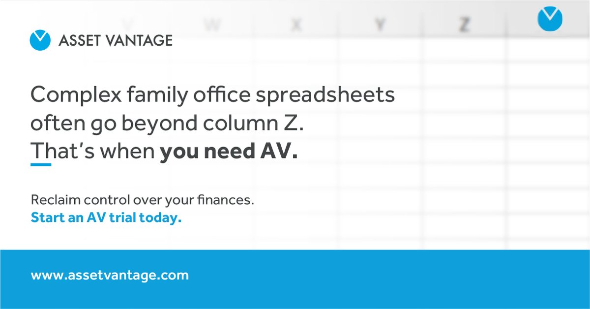 AssetVantage's tweet photo. With investments across asset classes, data is consolidated with effort but it’s stale on arrival.

#Assetvantage's award-winning technology solves the problem by giving you a single view of family wealth.

Start your AV trial today: https://t.co/Lkaq6R7TKz

#familyoffice #CPA https://t.co/aXoVKF1djm