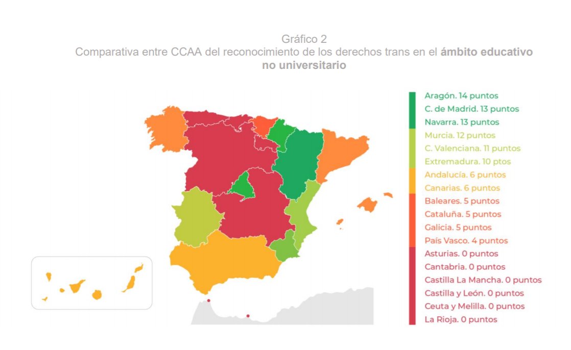 LGTBIGob's tweet photo. Hoy se publica el informe "Realidad del alumnado trans en el sistema educativo", de @FELGTB. Sus conclusiones señalan que existe una gran desigualdad territorial y avanzan estrategias para garantizar un sistema educativo plenamente inclusivo.

✅Informe 📲 https://t.co/ePduaKNYmM https://t.co/qtBEt5z45C